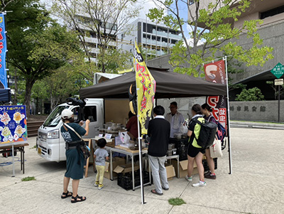 出店の様子